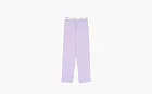 Sporty & Rich Serif Logo Pyjama Pants Lilac/White