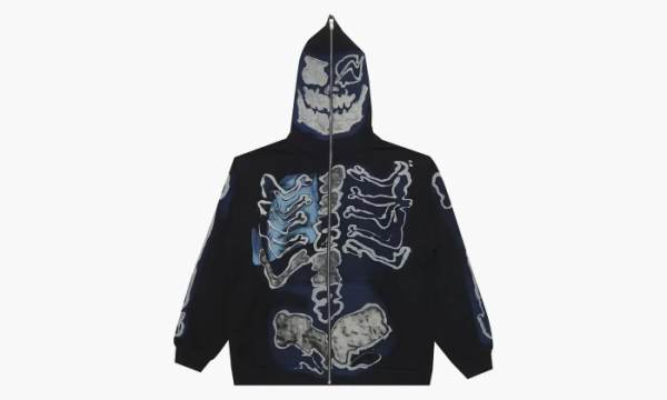Travis Scott X Fragment Skeleton Graffiti Full Zip Hoodie Multi  Travis Scott X Fragment Skeleton Graffiti Full Zip Hoodie Multi