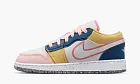 Air Jordan 1 Low GS Multi-color Canvas