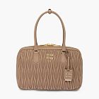 Miu Miu Matelassé Nappa Leather Arcadie Bag Sand Beige