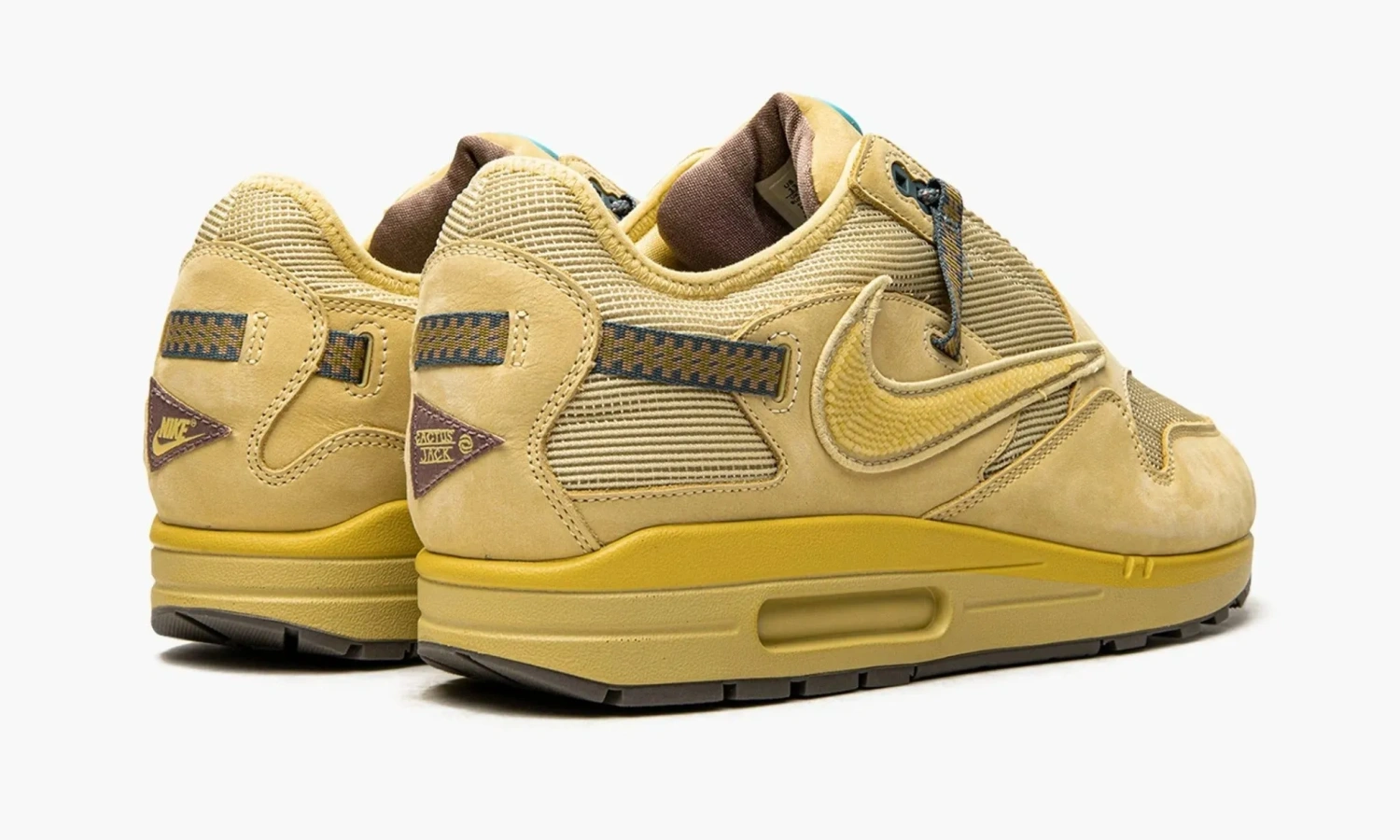 Nike Air Max 1 Travis Scott Cactus Jack Saturn Gold 