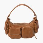 Miu Miu Pocket Nappa Leather Bag Caramel