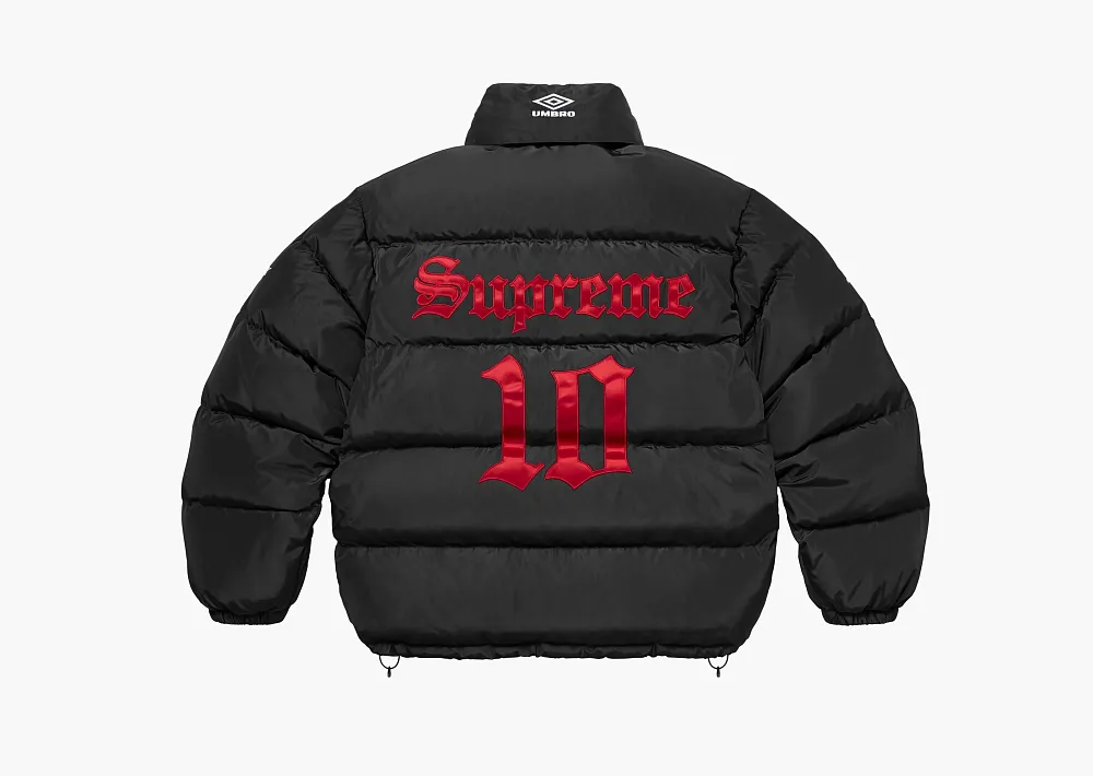 Supreme x Umbro Down Puffer Jacket Black