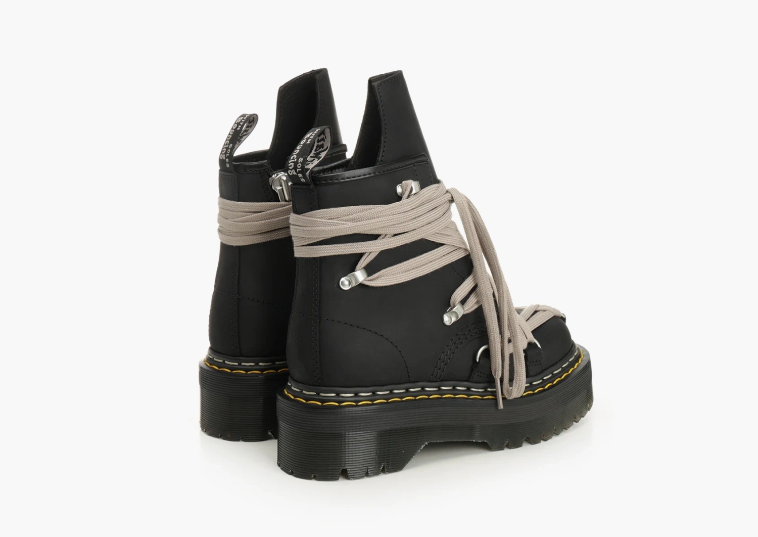 Rick Owens X Dr. Martens 1460 Megalace Boots WMNS Black 