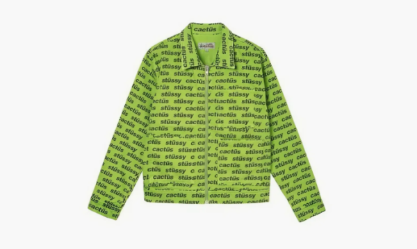 Stussy X Cpfm Zip Work Jacket Green 