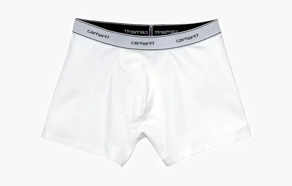 Carhartt WIP SS22 Cotton Trunks White Logo 2 