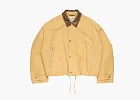 Acne Studios Twill Bomber Jacket Sand Beige