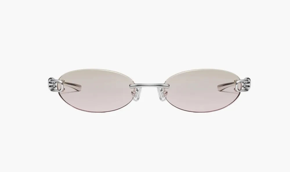 Gentle Monster Musubi 02(BRG) Sunglasses Silver / Brown