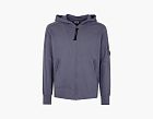 C.P. Company Diagonal Raised Fleece Lens Hooded Sweatshirt Lavender