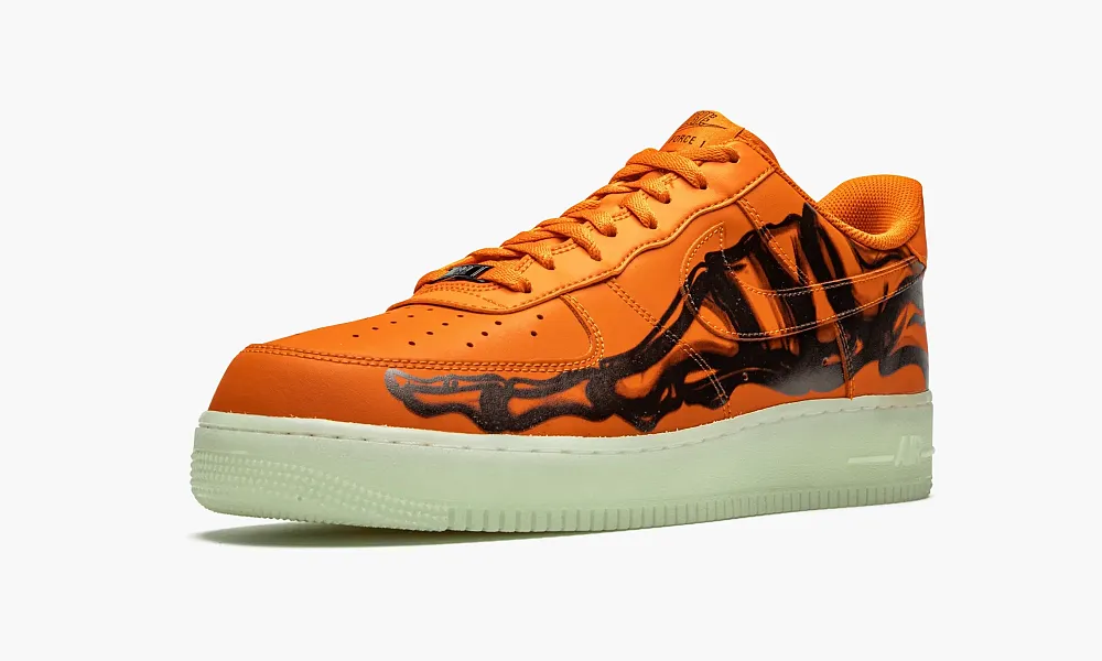 Nike Air Force 1 Low Orange Skeleton