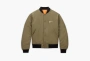 Stussy x Nike Reversible Varsity Jacket Medium Olive/Bright Mandarin 