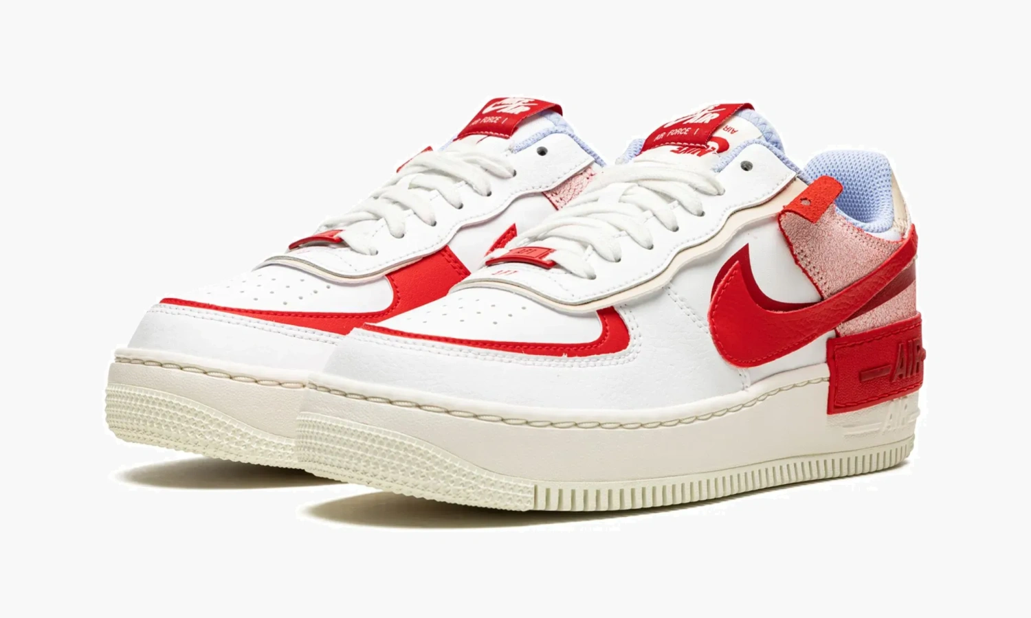 WMNS Air Force 1 Low Shadow "Red Cracked Leather" 