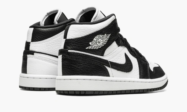Air Jordan 1 Mid Split WMNS Black White 