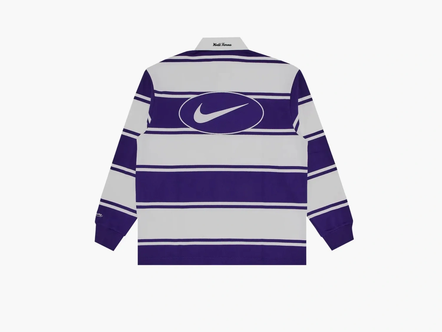 Supreme x Nike Stripe Rugby Purple 
