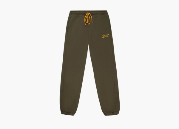 Drew House Letter Logo Series Knitted Sweatpants Midnight Olive  Drew House Letter Logo Series Knitted Sweatpants Midnight Olive