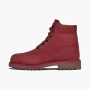 Timberland 6' Boot Pomegranate Burgundy Nubuck 