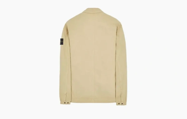 Stone Island Garment Dyed Zip Shirt Overshirt Yellow 