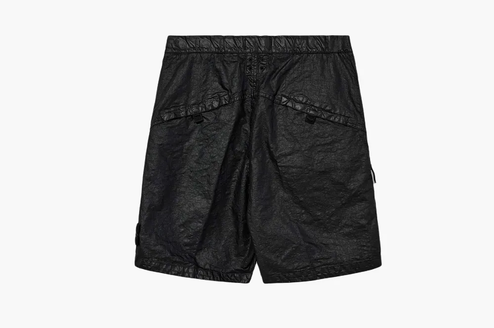 Stone Island Nylon Metal Watro-TC Cargo Shorts Black
