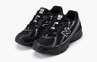 New Balance 740 Bungee Lace PS Black Grey Silver