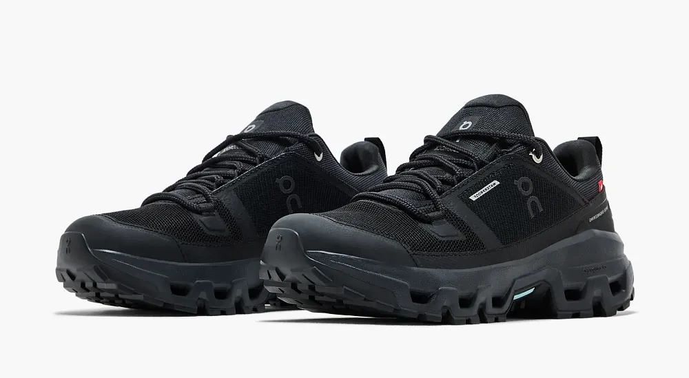 ON Cloudrock Low Waterproof WMNS Triple Black