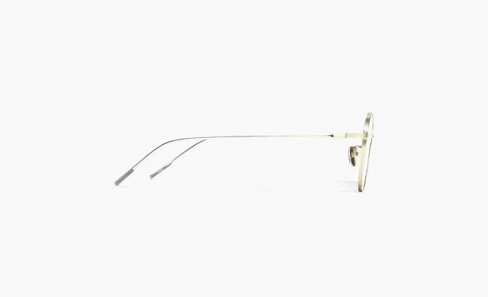Gentle Monster Titanium Alloy Round Eyeglass Frames Unisex Gold