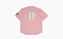 Supreme S Logo Baseball Henley Pink 