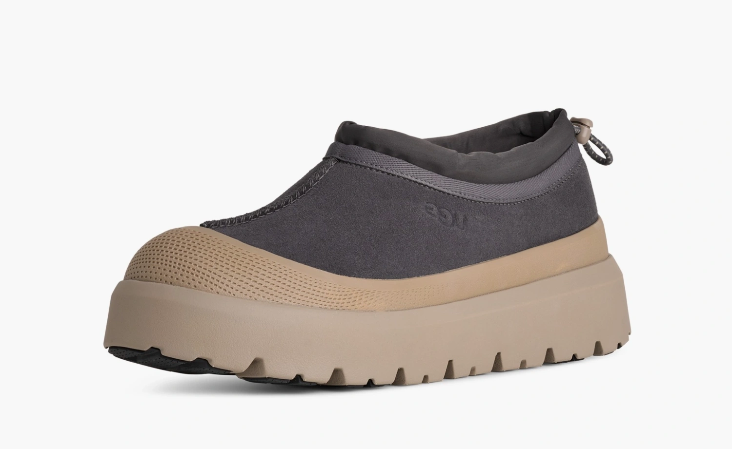 UGG Tasman Weather Hybrid Slipper Obsidian Cobble Grey 