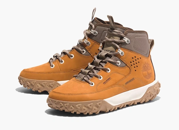 Timberland Greenstride Motion 6 Mid Hiking Boot Wheat Nubuck 
