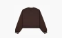 Sporty & Rich Classic Logo Cotton Sweatshirt Brown 