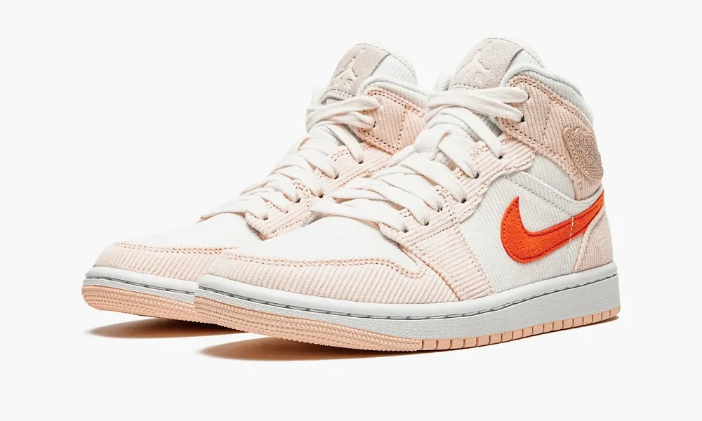 Air Jordan 1 Mid WMNS Corduroy Sail