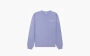 Sporty & Rich Cuffed Crew Neck Sweatshirt Purple 