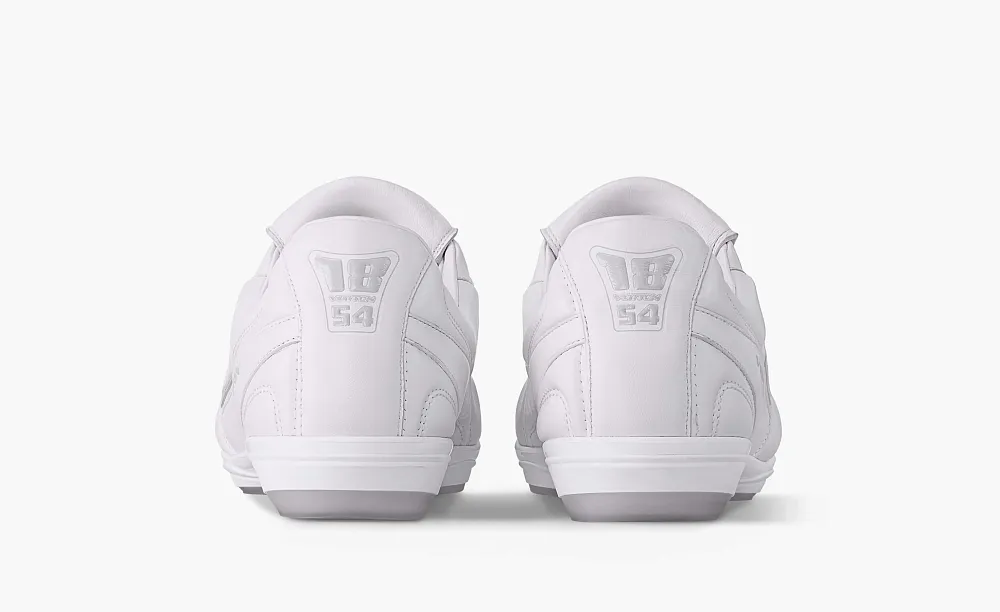 Louis Vuitton Footprint Soccer Sneakers White