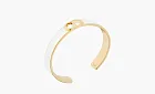 Dior Metal Bangles Gold WMNS White