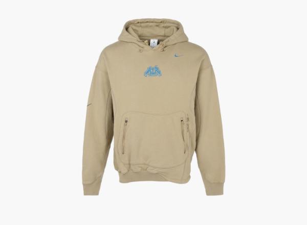 Off-White x Nike Fleece Hoodie Beige 