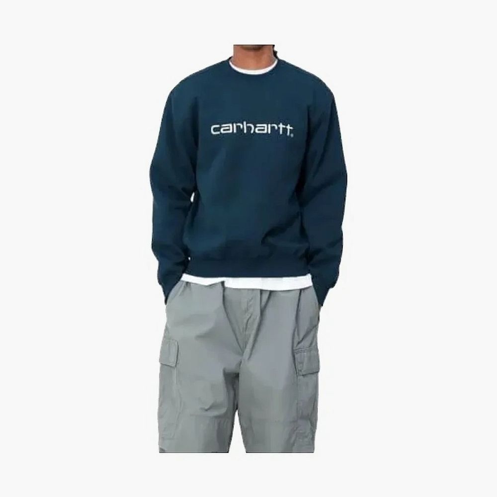 Carhartt WIP Script Sweatshirt Teal