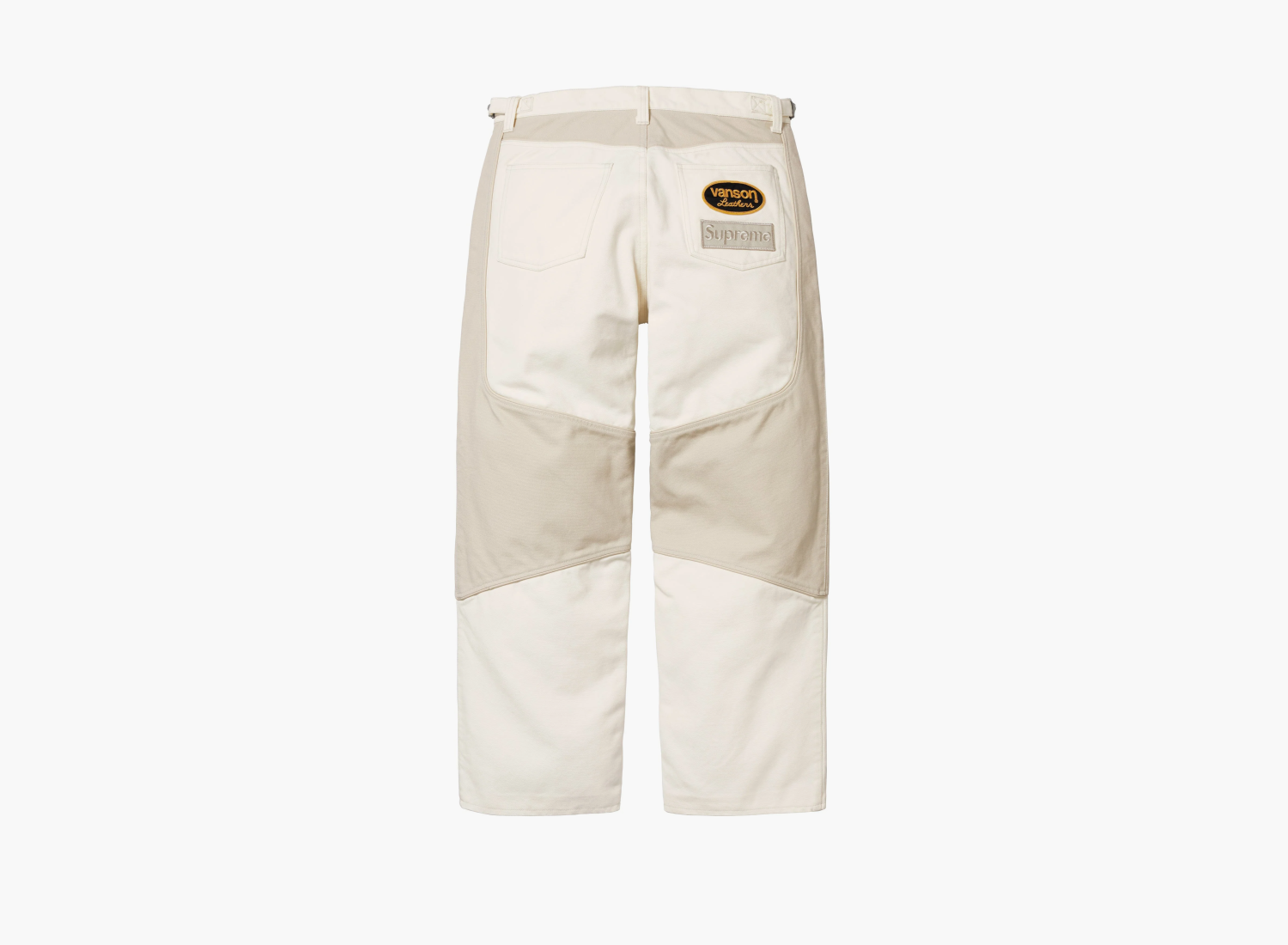 Supreme x Vanson Leathers x Cordura Cotton Pant White 