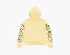 Stussy Motif Print Hoodie Yellow