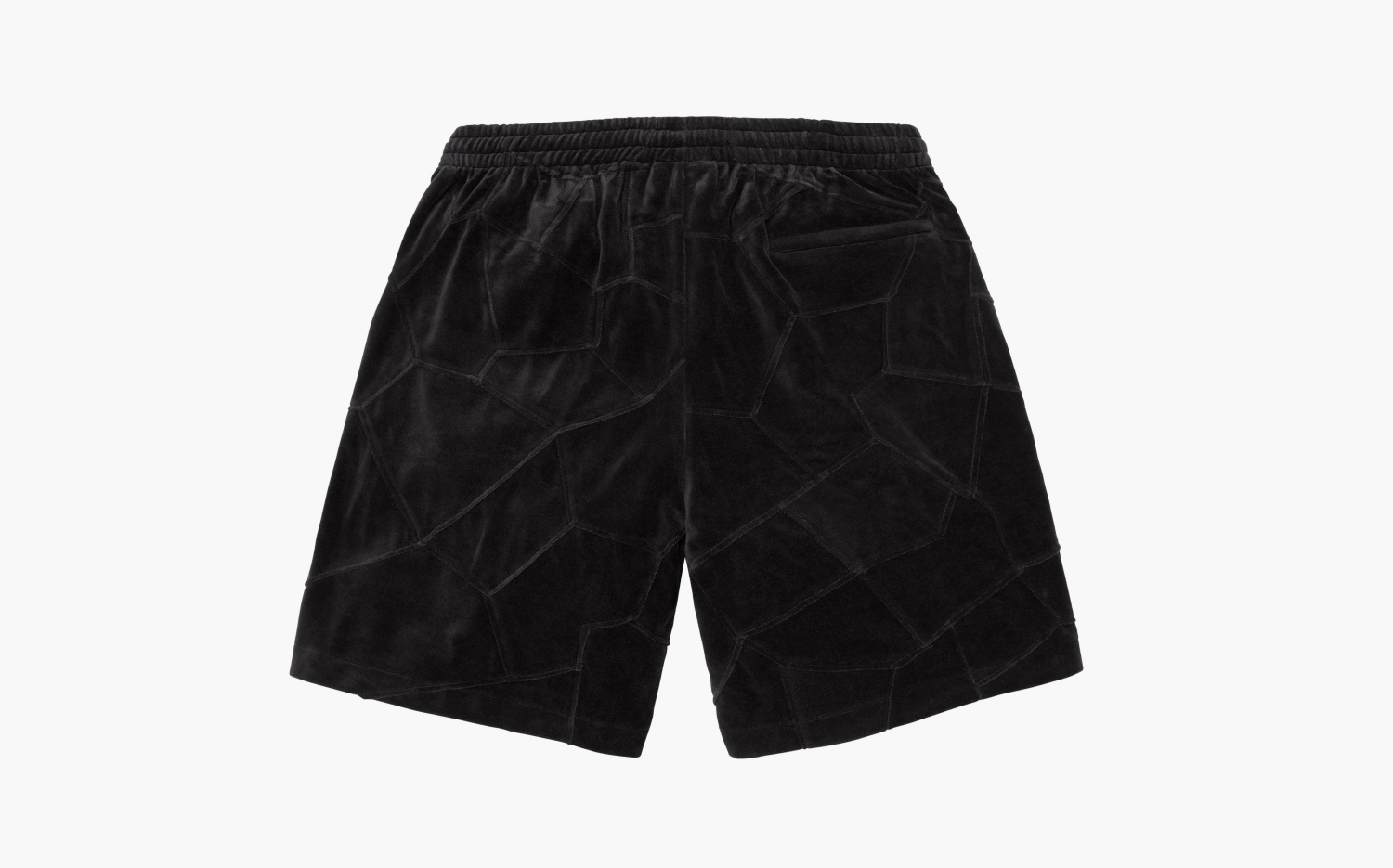 Supreme Patchwork Velour Short  "Black" 