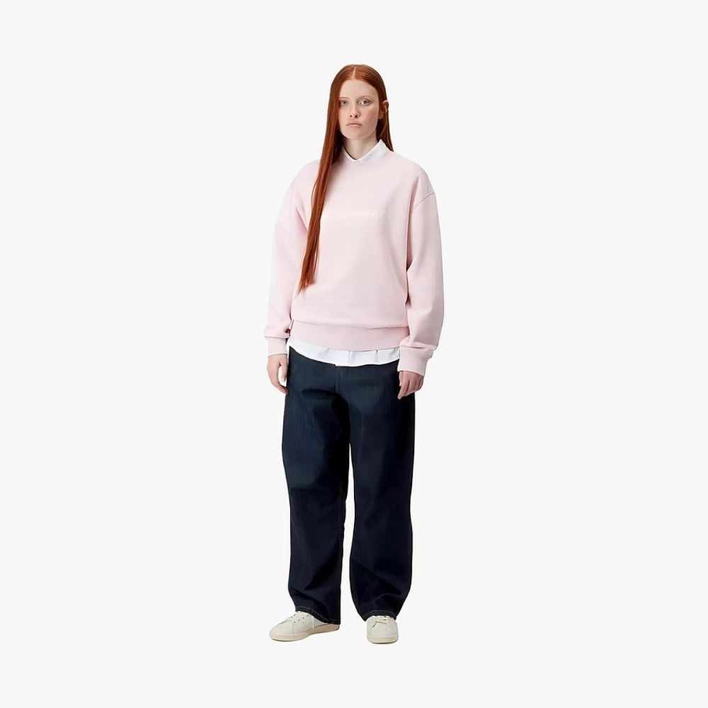 Carhartt WIP Brandon Wide-Leg Jeans Blue Rinsed Denim