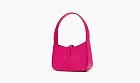Saint Laurent Le 5 À 7 Mini Hobo Bag Pink Exotic Leather