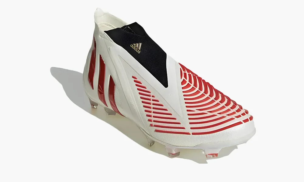 Adidas Predator Edge + Fg White Hi-res Red