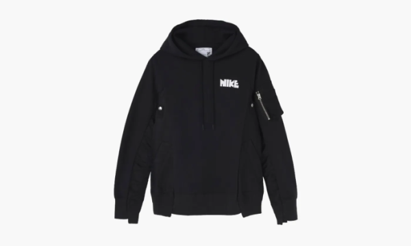 Nike X Sacai Hoodie Black 