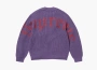 Supreme Old English Printed Sweater Purple 