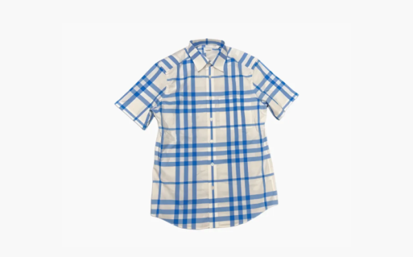 Burberry Shirts Men Blue 