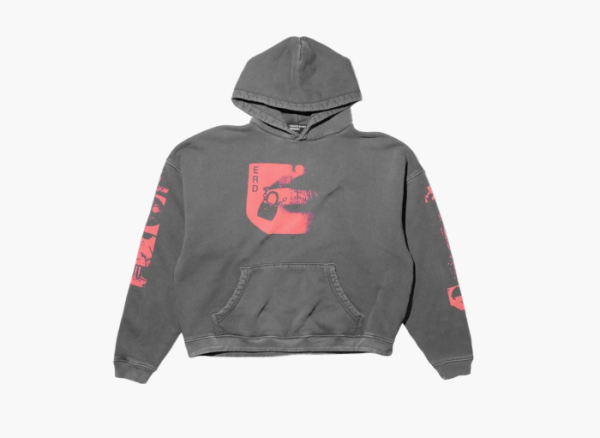 Enfants Riches Déprimés Lips Hoodie Faded Burgundy 