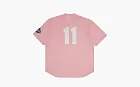 Supreme S Logo Baseball Henley Pink