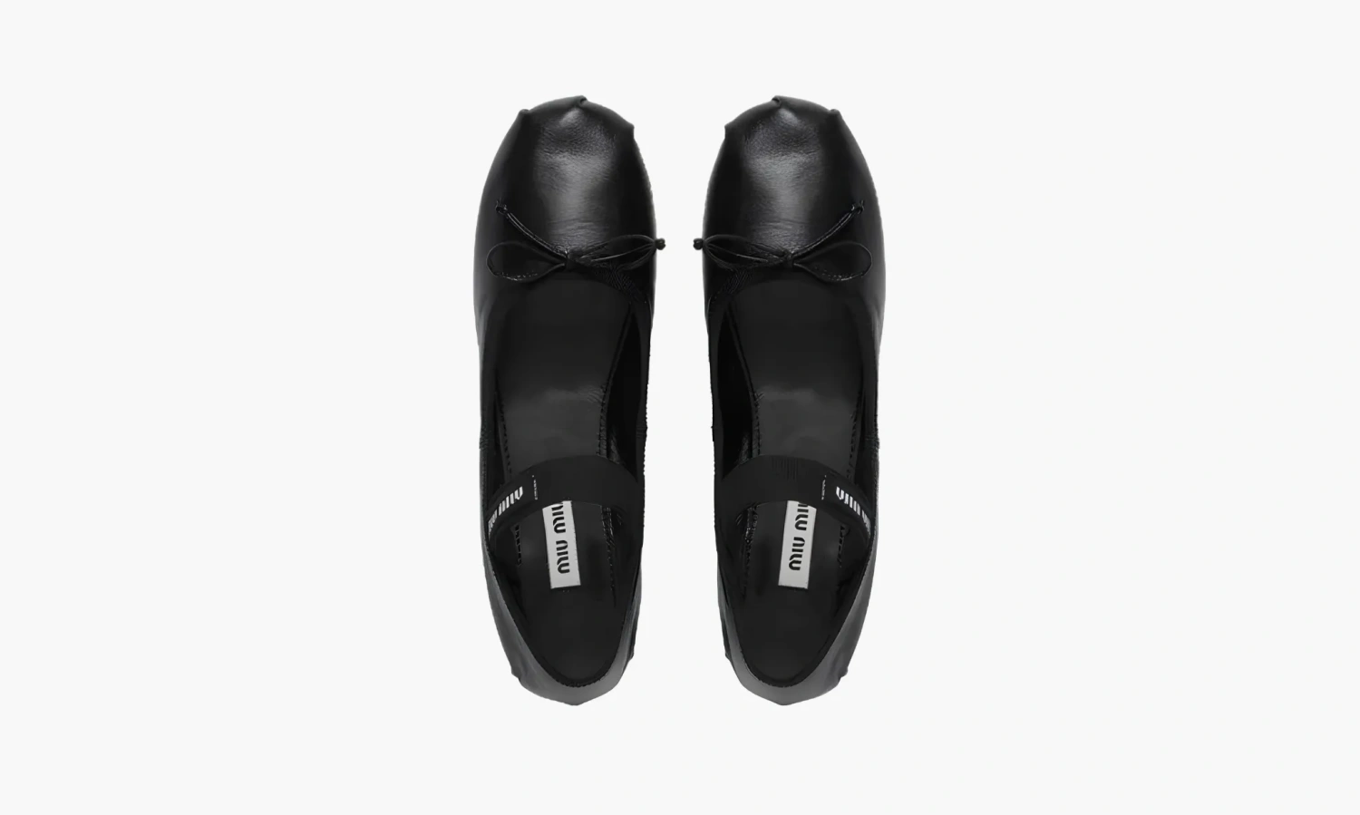 Miu Miu Satin Ballerinas Dark 