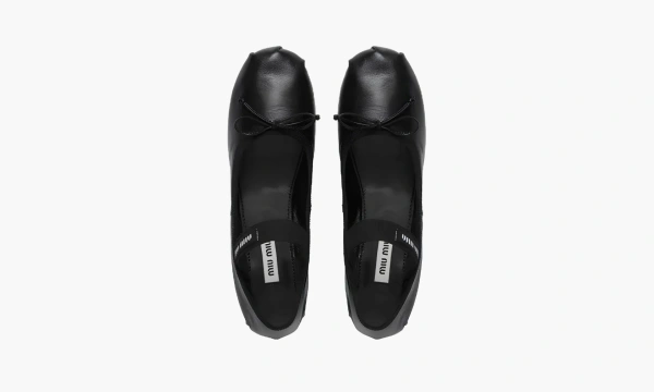 Miu Miu Satin Ballerinas Dark 