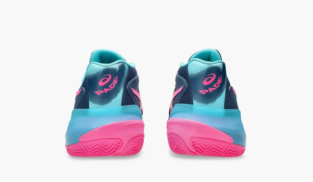 Asics Gel Resolution X Padel Mako Blue Hot Pink