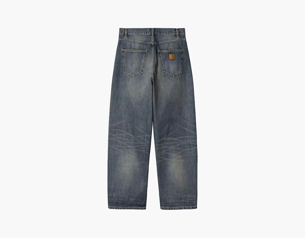 Carhartt WIP Brandon Wide Jeans Washed Blue